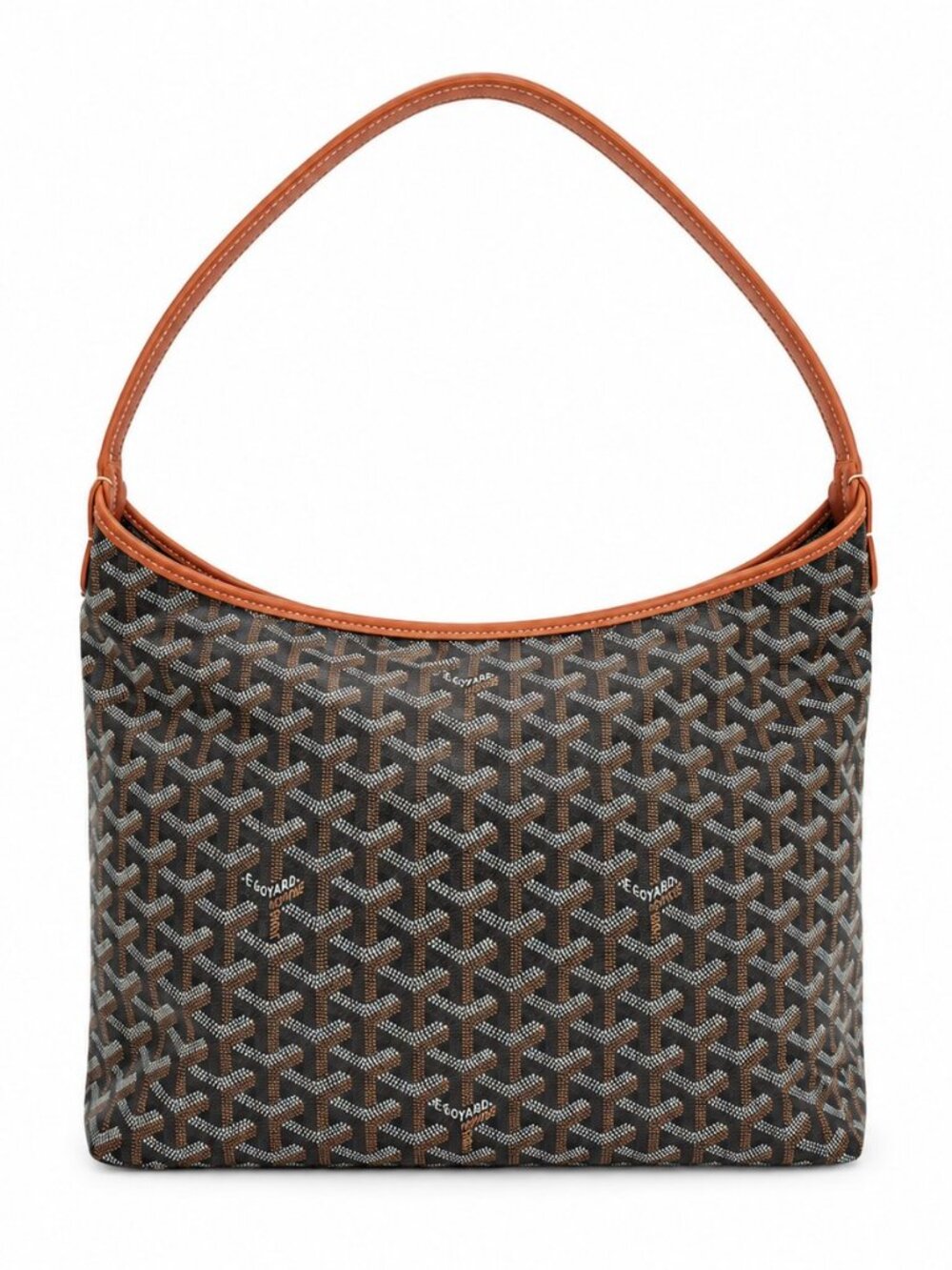 Goyard Black & Brown Hobo Shoulder Bag – Goyardine, Dust Bag (Pre-Owned)